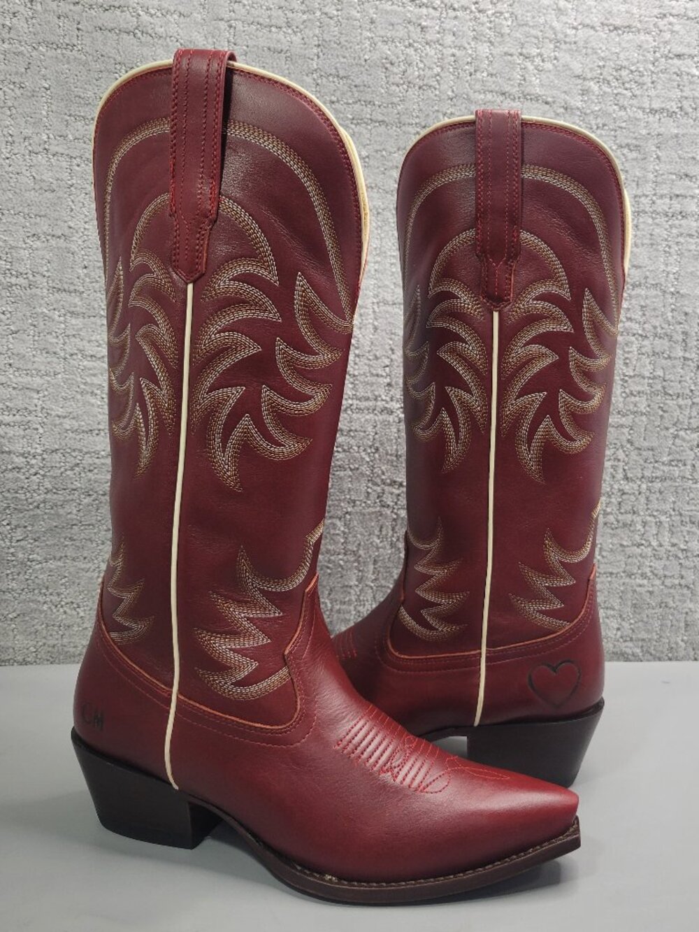 Tecovas The Annie Women's Size US 10B Scarlet Cowhide Cowgirl Boots. - Picture 7 of 11